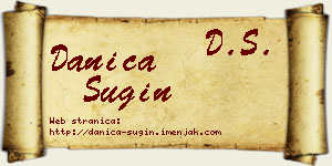 Danica Šugin vizit kartica